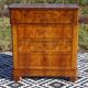 Commode coiffeuse, système en chemin de fer