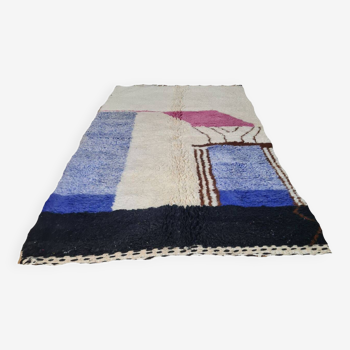 Handmade wool Berber rug 250 x 150 cm