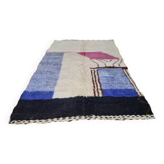 Handmade wool Berber rug 250 x 150 cm