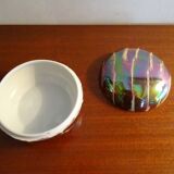 Iridescent porcelain candy box