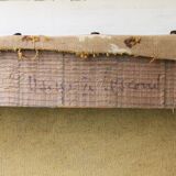 Painting "The roofs of Lesconil in Brittany" French school 20th century