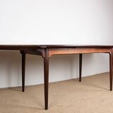 Table de repas extensible danoise en Palissandre, modèle 54 par Gunni Omann