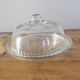 Glass arcopal cake dish with bell