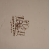 Pair of Vicentina ceramic vases, hand-decorated, Italy 1970'