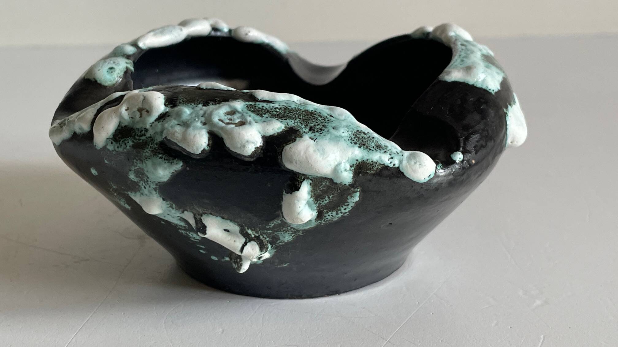 Cyclops Ceramic Ashtray Annecy France Vintage