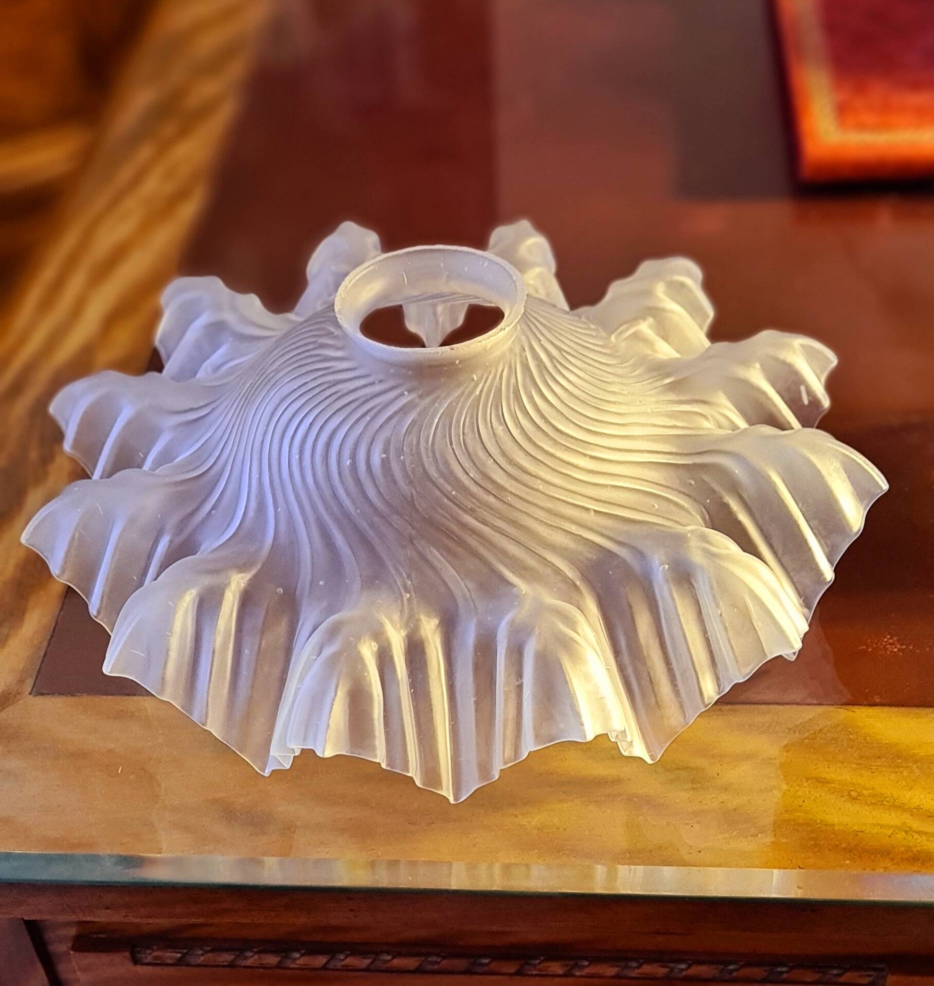 Very old opaline glass for pendant light