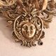 Paire d'appliques miroirs XIXème en bronze