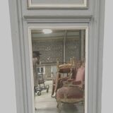 Louis XVI style trumeau in wood and patinated stucco 20th century