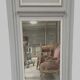 Louis XVI style trumeau in wood and patinated stucco 20th century