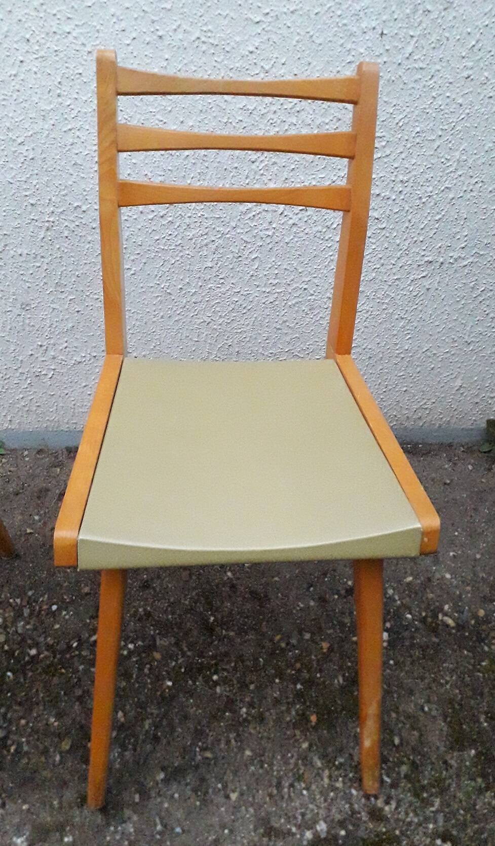 Scandinavian style wooden chairs