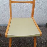 Scandinavian style wooden chairs