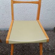 Scandinavian style wooden chairs