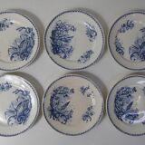 Iron earth 6 plates with butterfly entremets