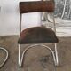 Pair of 1970 cantilever chairs, chrome