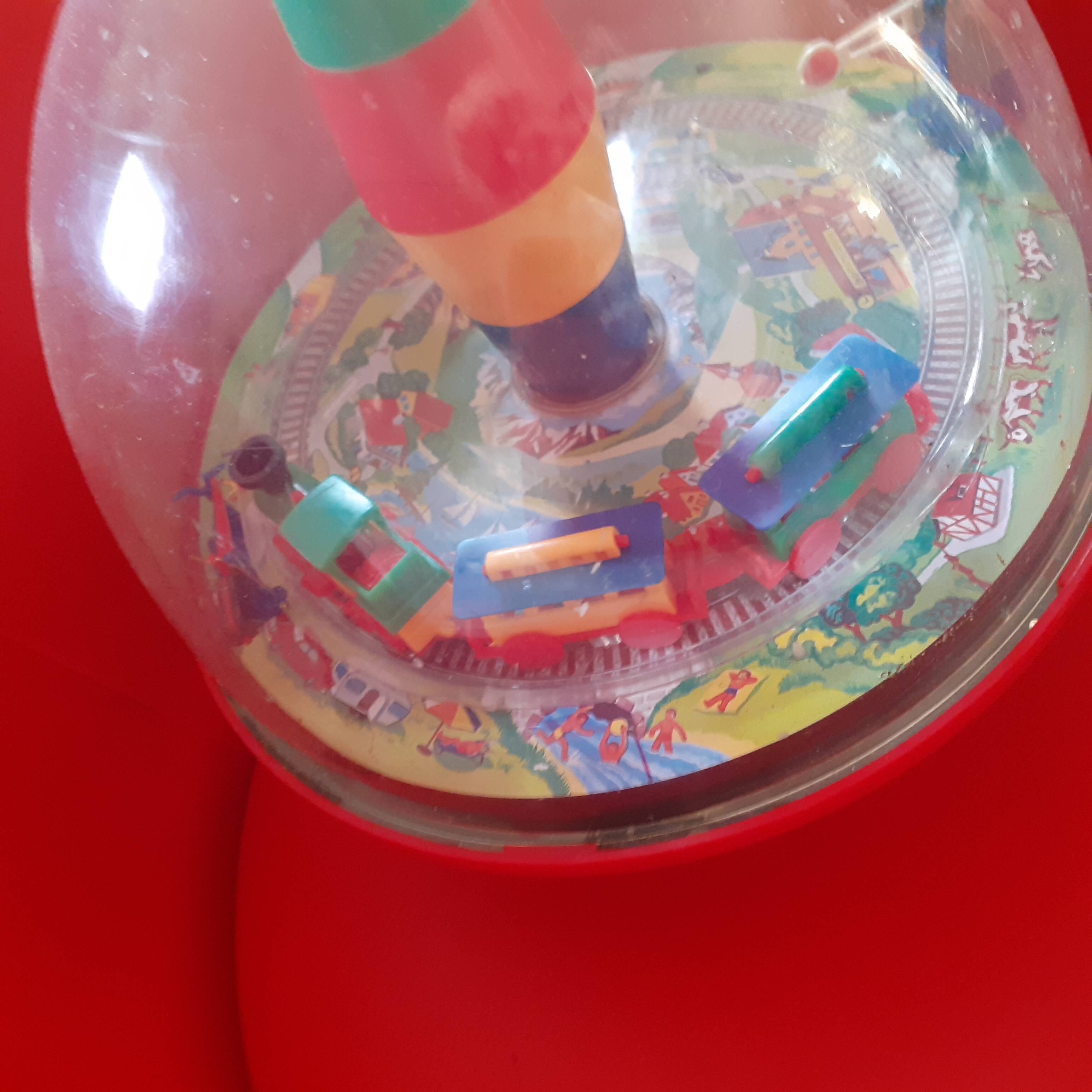 Spinning top little train from the 1970s.