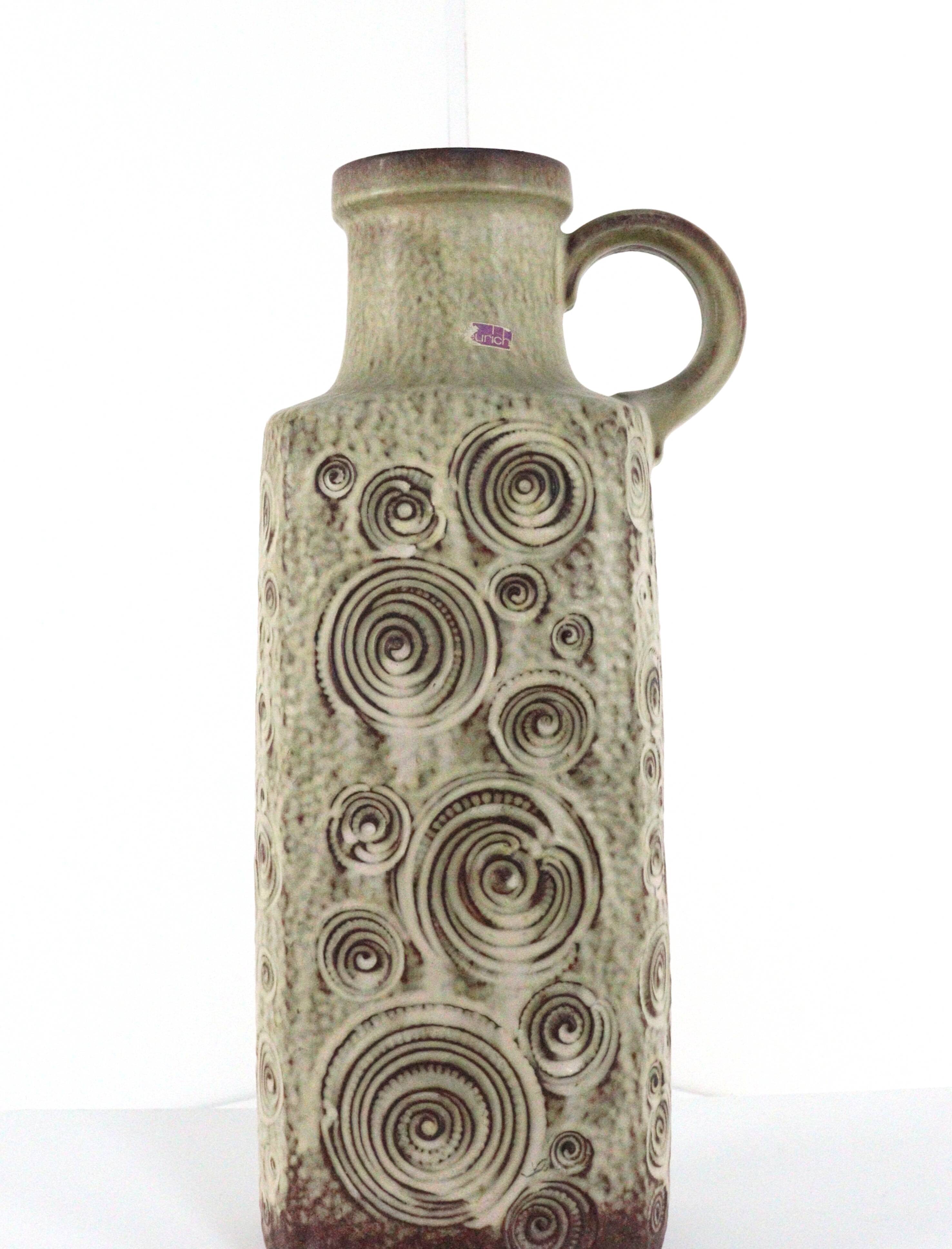 Vase de sol Scheurich Allemagne de l'Ouest 482-50