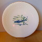 Fish plates in Limoges porcelain