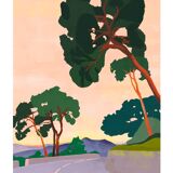 The heights of Nice - Art print (A3)