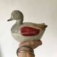 Canard en céramique barbotine