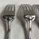 Eleven Guy Degrenne forks in silver metal