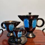 Vallauris ceramic tea service from the 1950s