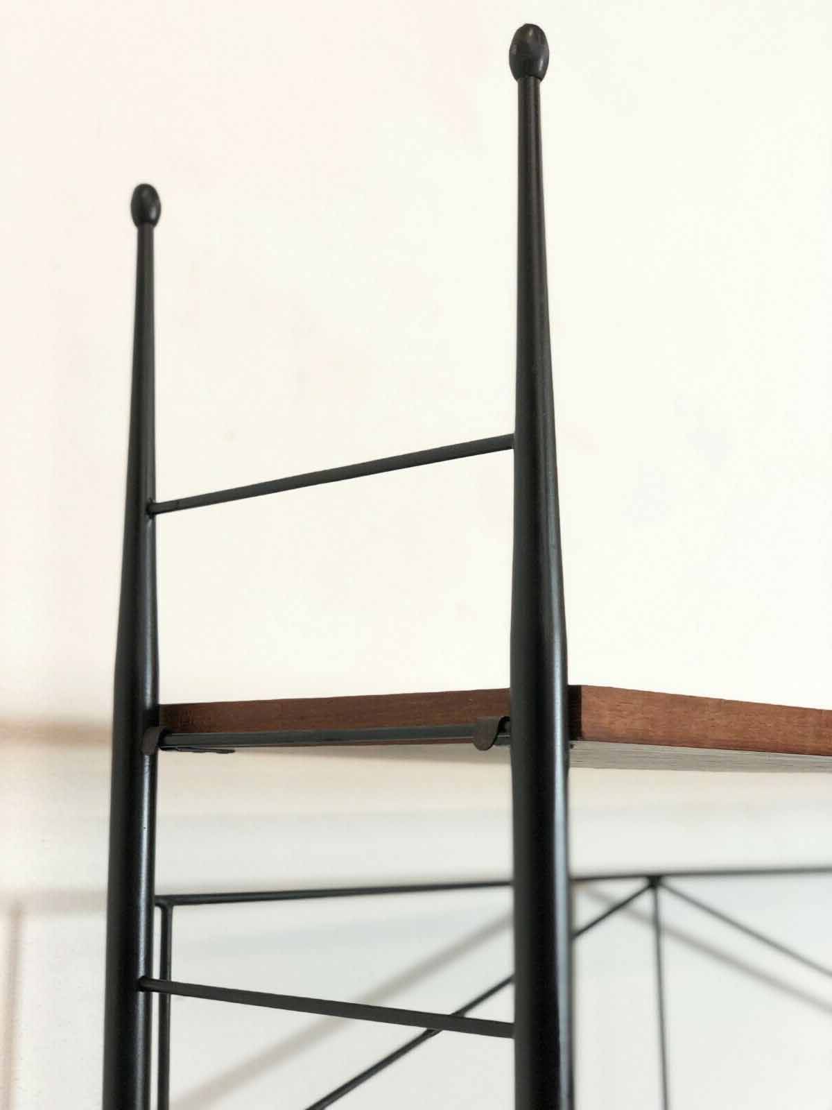 Storage cabinet - modernist library. Italy, 50s