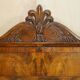 Pair of restored antique consoles from around 1815 in walnut, Regency style with mirror.