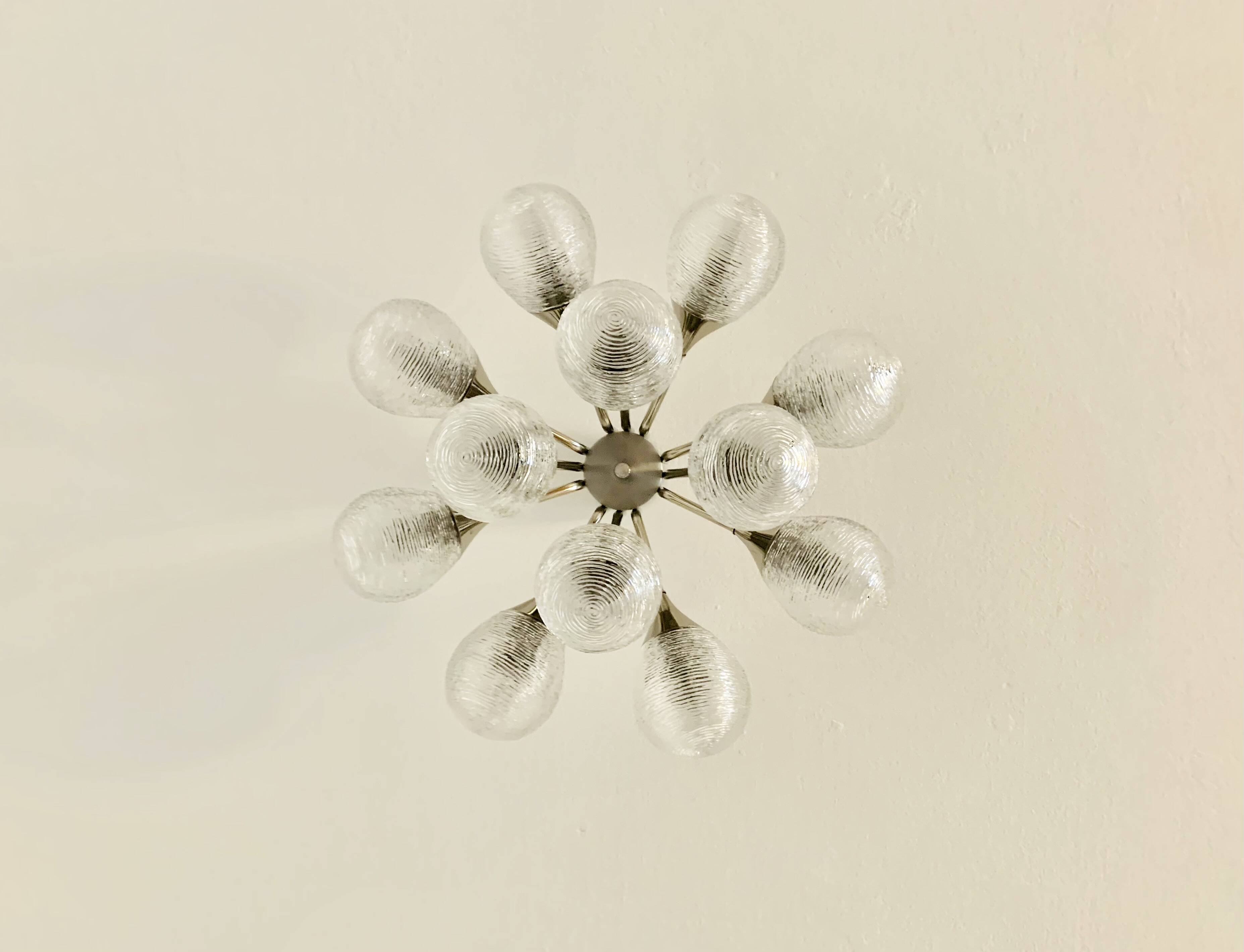 Sputnik Flush Chandelier