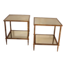 Pair of end tables 1970