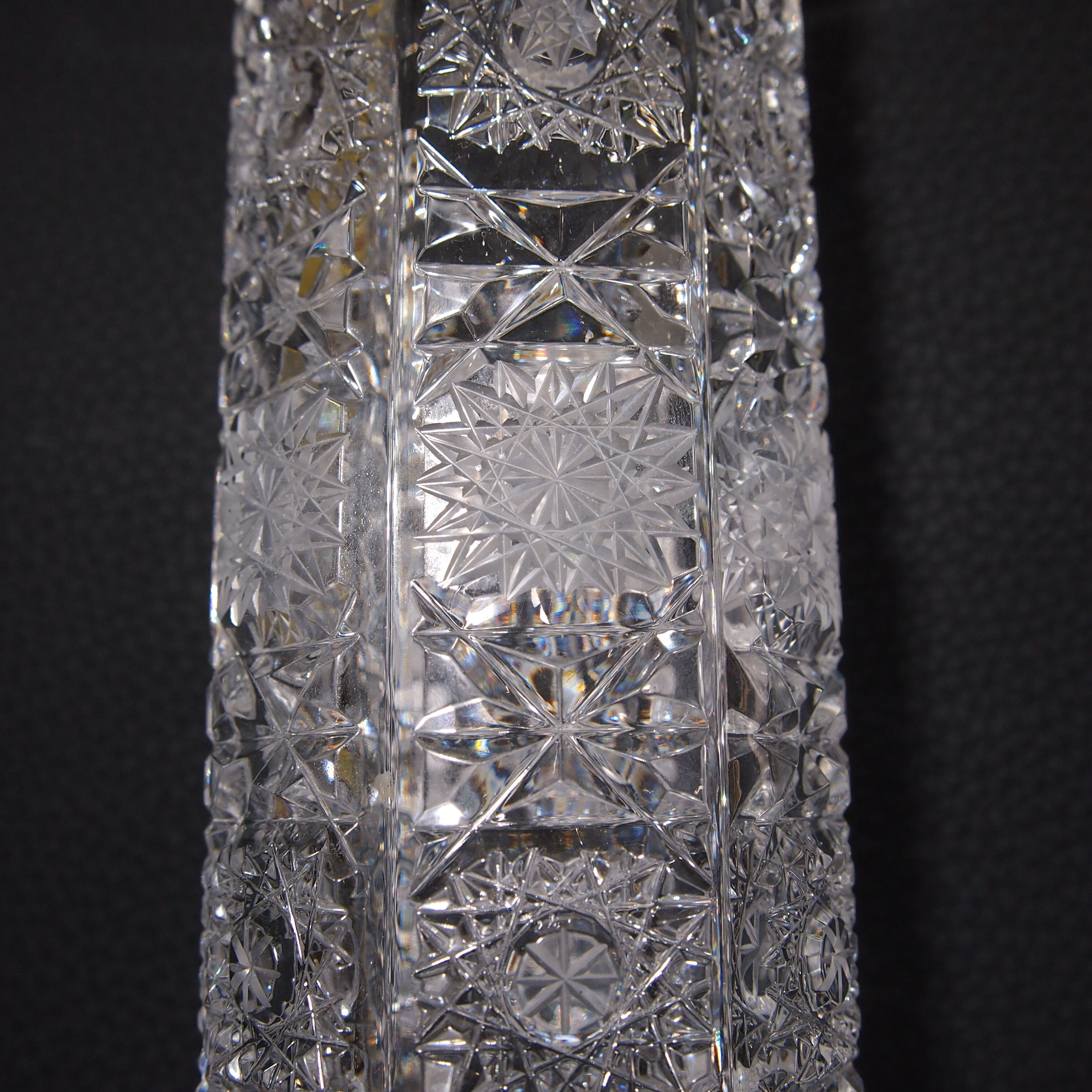 Saint Louis cut crystal soliflore vase