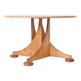 Sjoerd Soeters scuptural dining table in birch Lundia The Netherlands