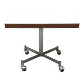 Table d'appoint en métal et bois d'Artifort, années 1960