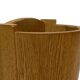 Vintage umbrella holder in oak basket storage design of the 1960s minimalis