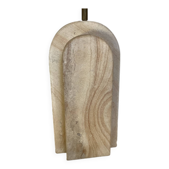 Travertine lamp