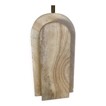Lampe en travertin