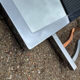 Chrome Art Deco mirror