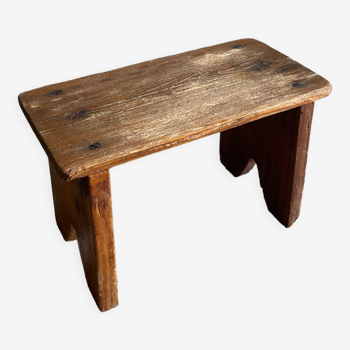 Wooden stool bench