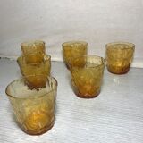 Series of 6 glasses
