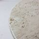 Organic travertine dining table, Italy 1970s
