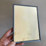 Small metal frame mirror 14x19cm
