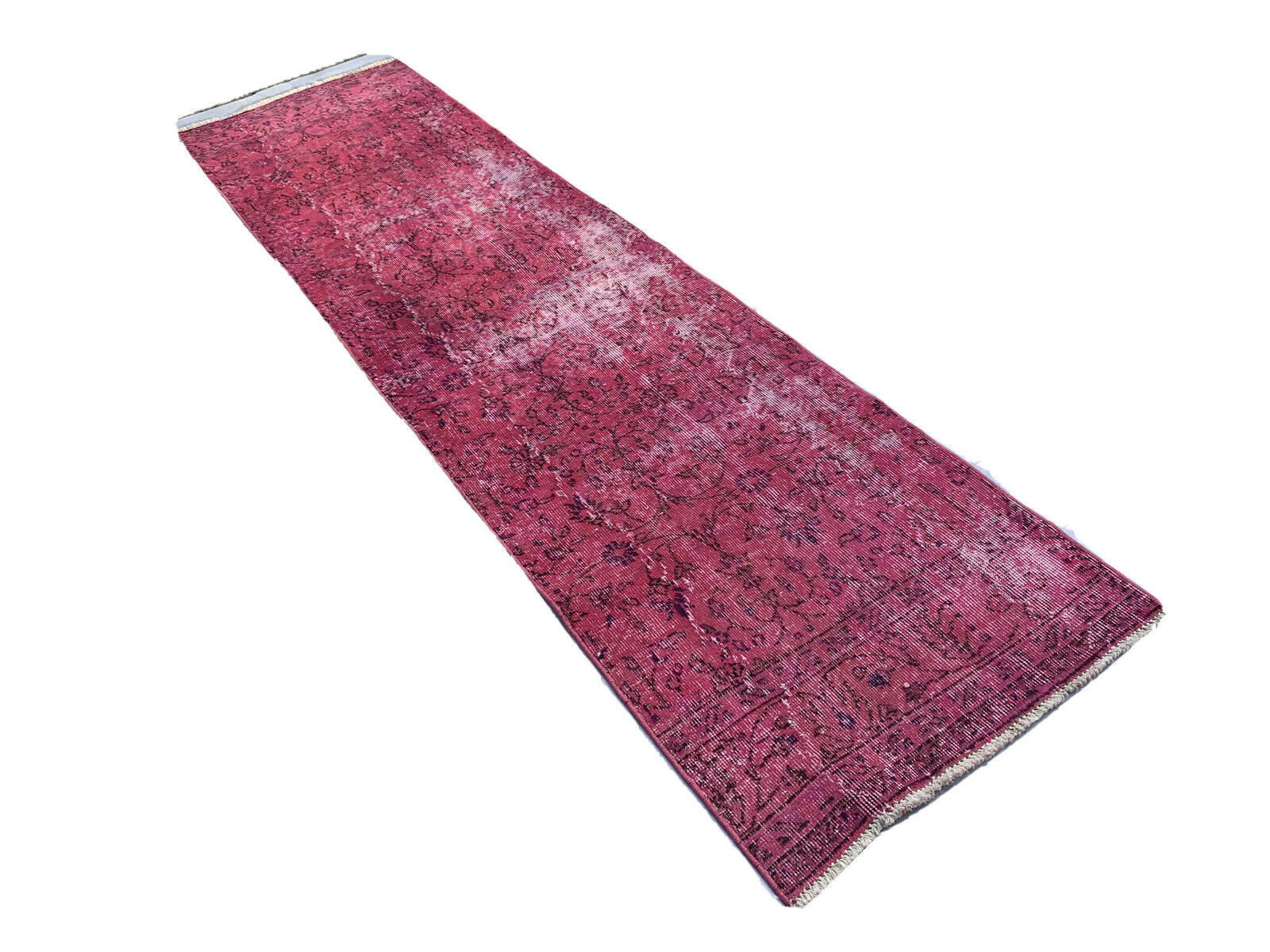 Distressed turkish narrow runner 247 x 70 cm
