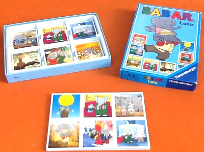 Babar Loto (Jean de Brunhoff) (1990) Editions Ravensburger Attenschwiller France