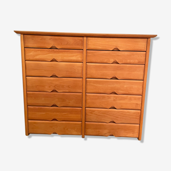 Seztz solid beech chest of drawers