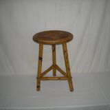 Bamboo tripod stool from the 1950s