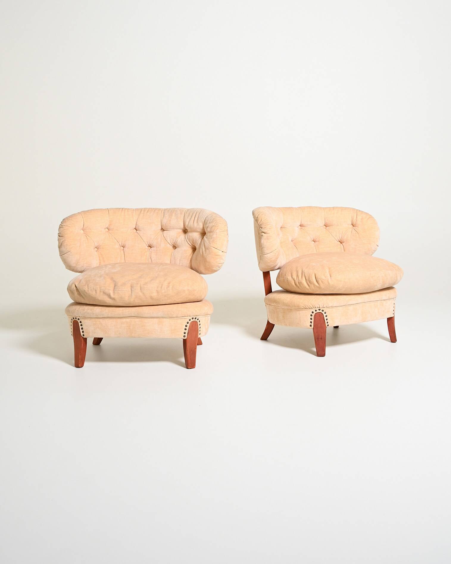 Pair of armchairs by Otto Schulz for Boet, 1940s
