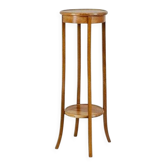 20th Century Mahogany Plant Stand, 1940s