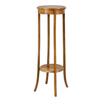 20th Century Mahogany Plant Stand, 1940s