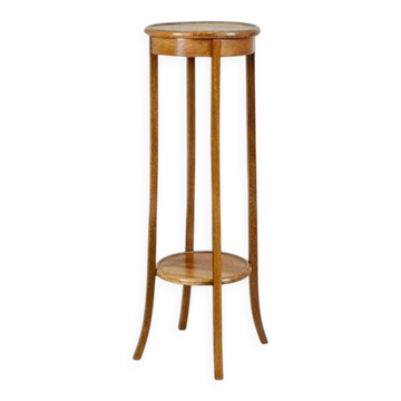 20th Century Mahogany Plant Stand, 1940s