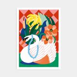 THE SWAN - A4 illustration