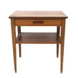 Scandinavian teak bedside table, Sweden, 1960
